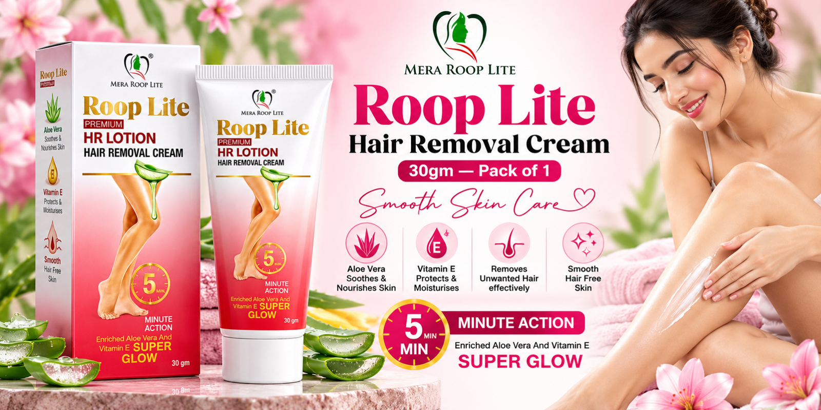 Roop Lite Hair Removal Cream 30gm: A Simple Addition to Your Personal Care Routine