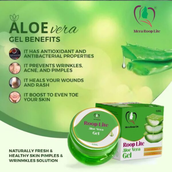 Roop Lite Aloe Vera Gel 50GM (Pack of 2)