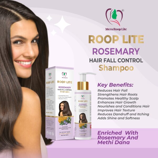 Roop Lite Rosemary Hair Fall Control Shampoo 100ML