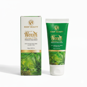 Roop Beauty Neem Aloe Vera & Tulsi Face Wash 60ML (Pack of 2)