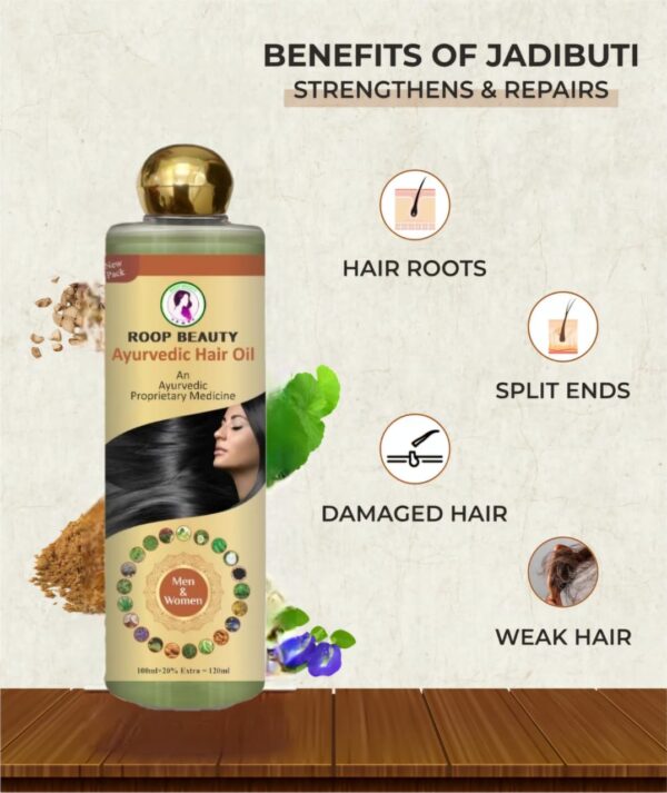 Roop Beauty Ayurvedic Hair Oil 120ML