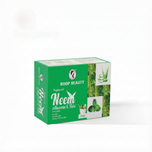 Roop beauty Neem Aloevera & Tulsi Soap 75gm (Pack of 2)