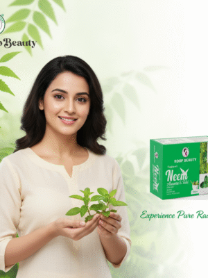 Roop beauty Neem Aloevera & Tulsi Soap 75gm (Pack of 2)