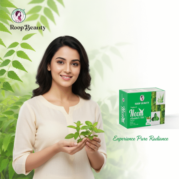 Roop beauty Neem Aloevera & Tulsi Soap 75gm
