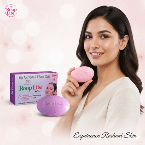 Roop Lite Soap – Kojic Acid, Vitamin-C & Vitamin E Soap