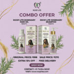 Roop Lite Rosemary Hair Care Combo ( Pack of 2 ) Rosemary Hair Oil 100ml + Rosemary Shampoo 100ml